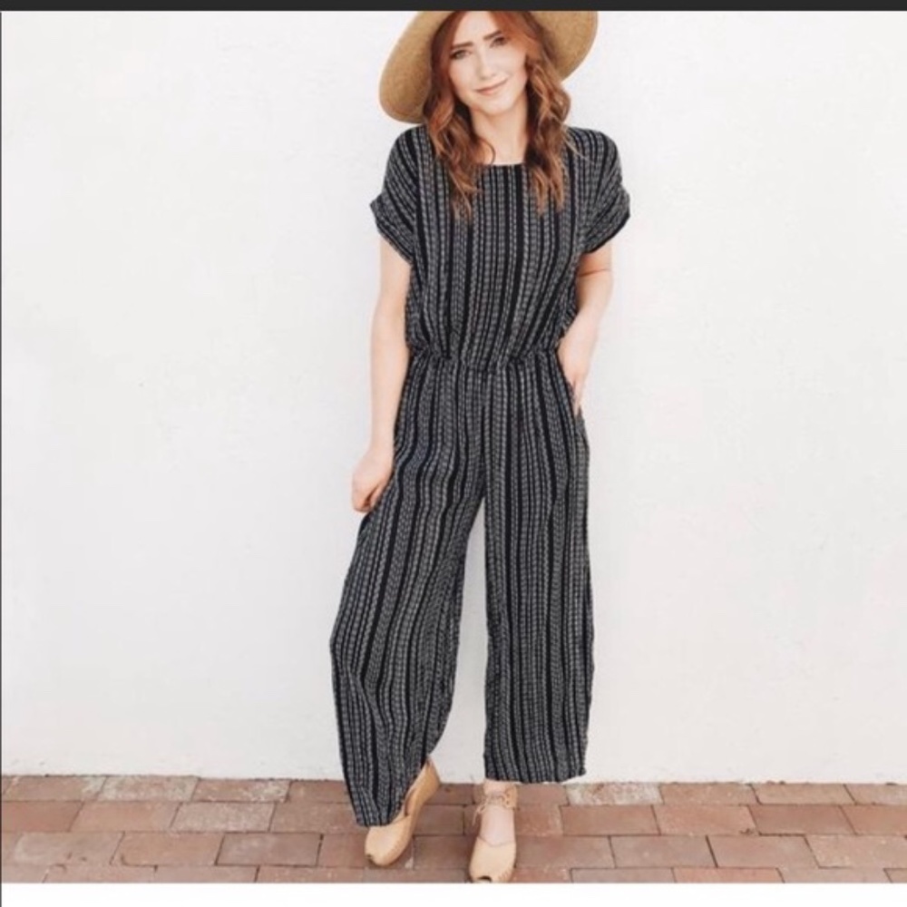 CJLA Black and White Romper